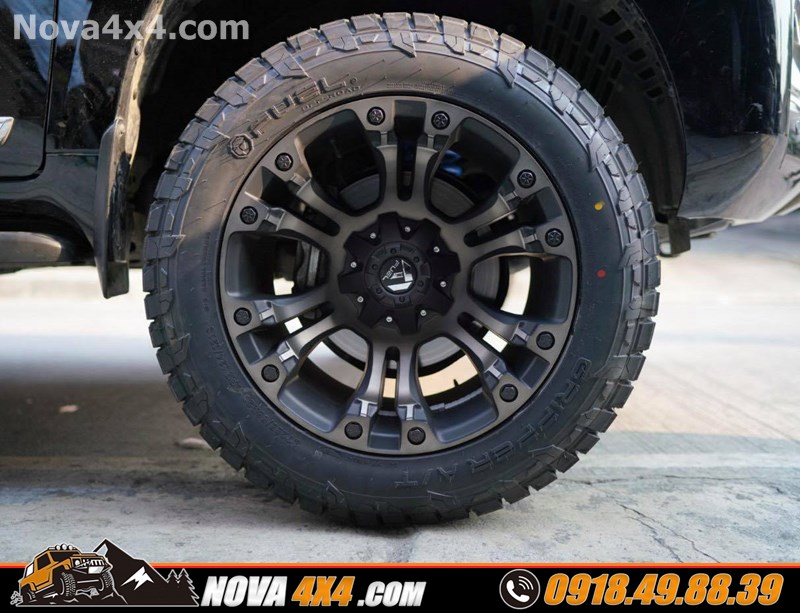 Thay mâm lốp BFGoodrich Offroad lên xe Dmax 2019