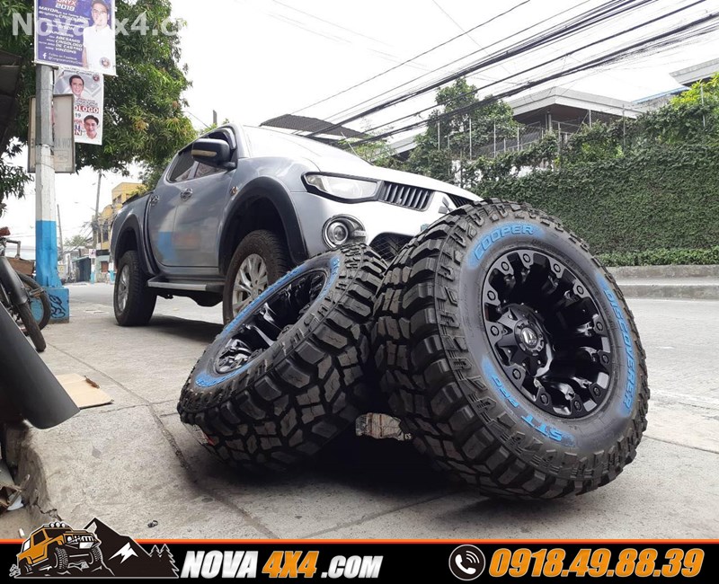 Thay mâm lốp Fuel Offroad lên xe bán tải Ford Ranger Biturbo 2020