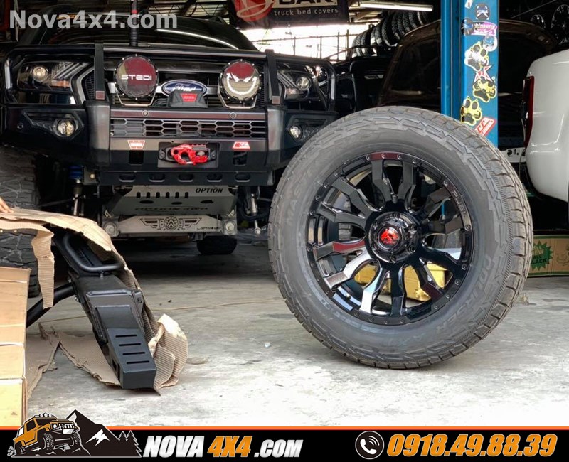 Xe Bt50 2019 gắn mâm độ 17 inch cực đẹp