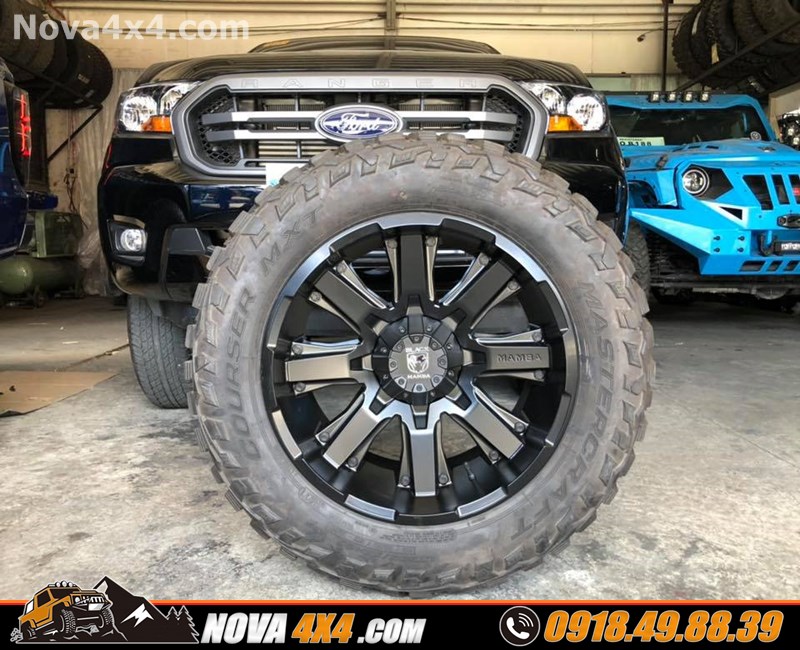 Giá mâm độ 18 inch dành cho xe Ford Ranger Wildtrak 2019