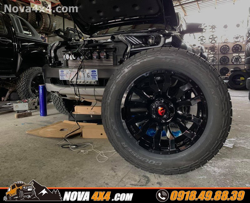Nova4x4.com chuyên bán mâm độ dành cho xe Ford Ranger Wildtrak 2019