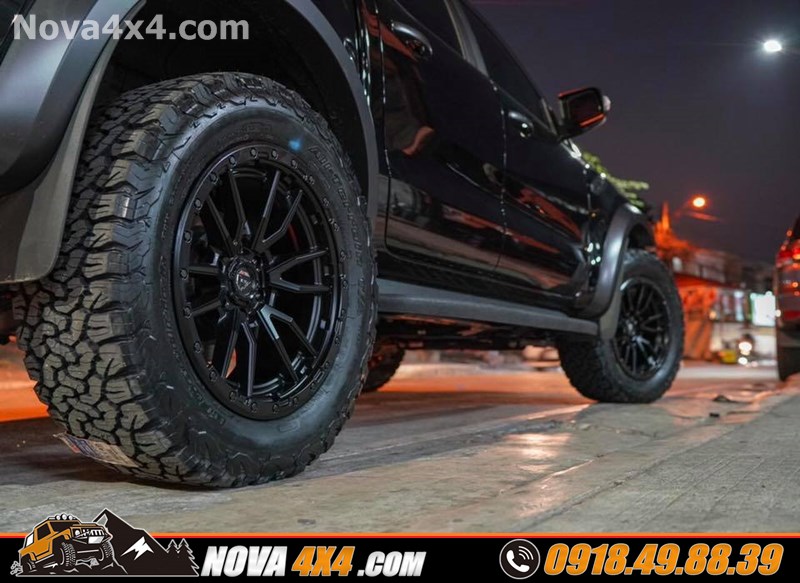 Thay mâm lốp Discoverer Offroad lên xe bán tải Ford Ranger 2018 2019 2020