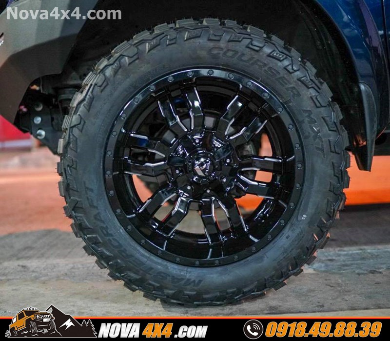 Thay mâm lốp Fuel Offroad dành cho xe Ford Ranger Biturbo 2019