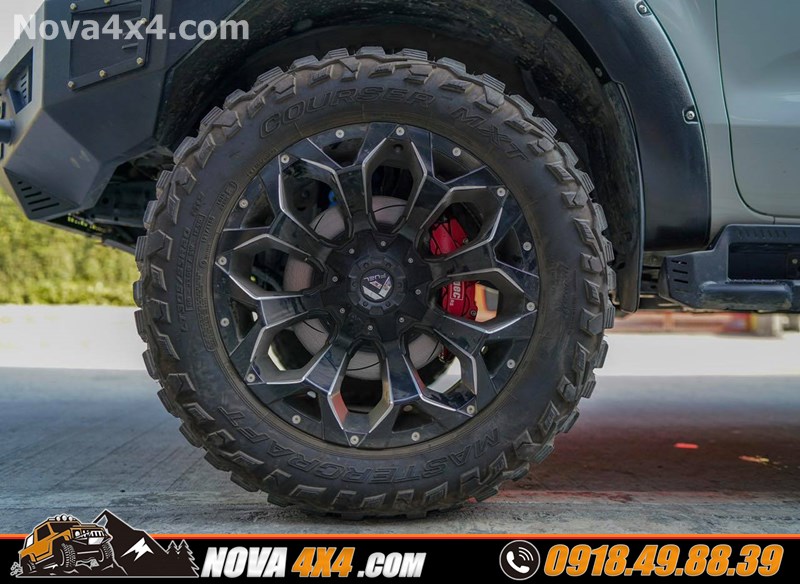 Xe bán tải Ford Ranger Wildtrak 2019 độ mâm lốp 18 inch cực đẹp