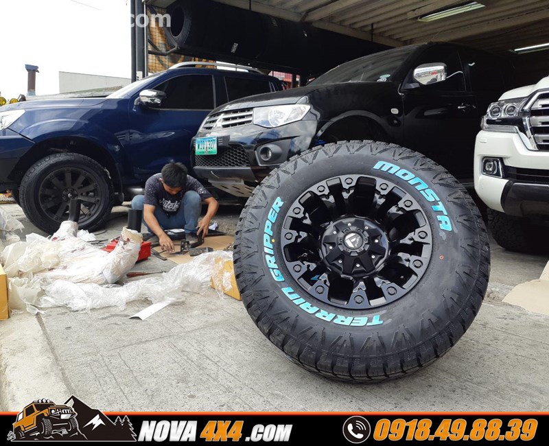 Xe bán tải xe Isuzu Dmax 2018 2019 2020 lên mâm độ 17 inch cực đẹp