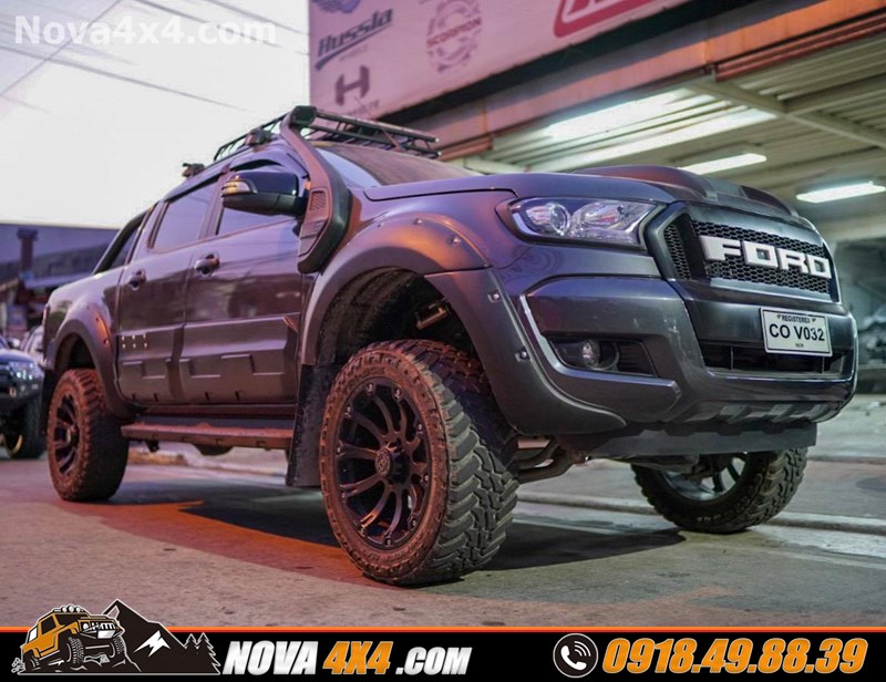 Nova 4x4 chuyên phân phối mâm độ dành cho xe bán tải Ford Ranger Biturbo 2018 2019 2020