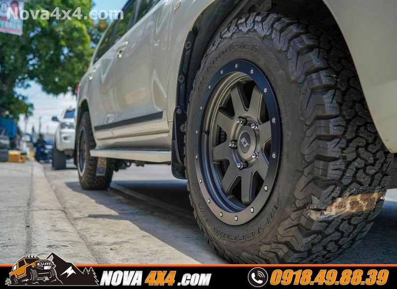 Gắn mâm lốp Fuel Offroad cho xe Ford Ranger Wildtrak 2018 2019 2020