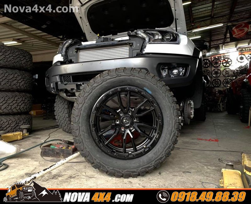 Bảng giá mâm độ 17 18 20 inch dành cho xe Ford Ranger Biturbo 2019