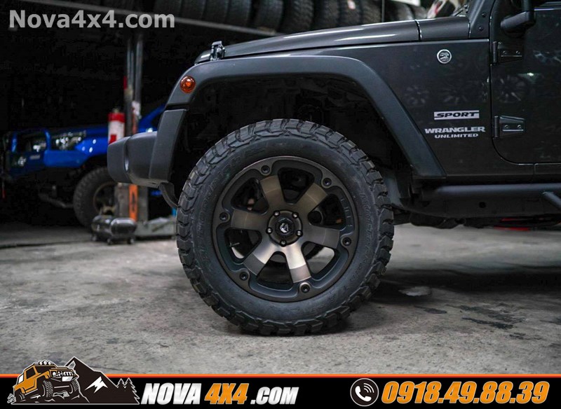 Độ mâm lốp Fuel Offroad dành cho xe Ford Ranger Biturbo 2018 2019 2020