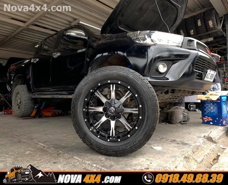 Xe bán tải Ford Ranger Biturbo 2018 2019 2020 độ mâm lốp 20 inch cực đẹp