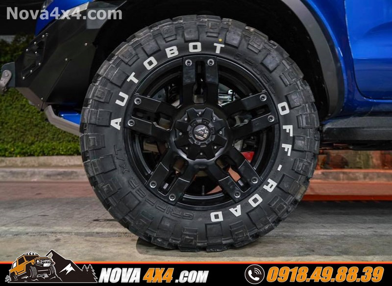 Hình ảnh xe Ford Ranger Biturbo 2019 độ mâm Fuel và lốp độ nhập khẩu USA cực chất
