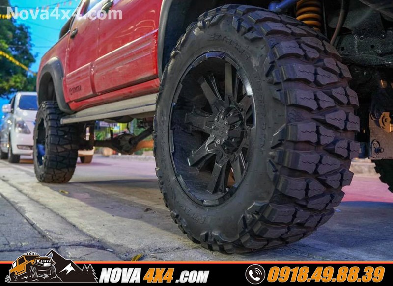 Thay mâm lốp Fuel Offroad lên xe bán tải xe Colorado 2018 2019 2020