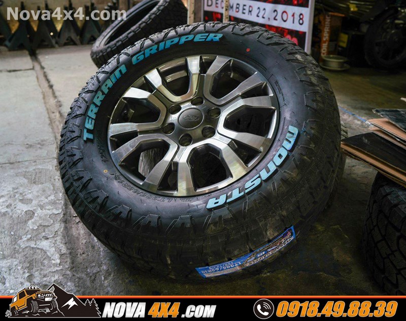 Nova 4x4 chuyên bán mâm độ dành cho xe Navarra 2018 2019 2020