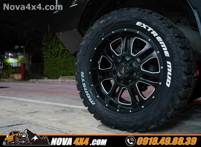 Gắn mâm lốp Fuel Offroad cho xe bán tải dòng xe Colorado 2019