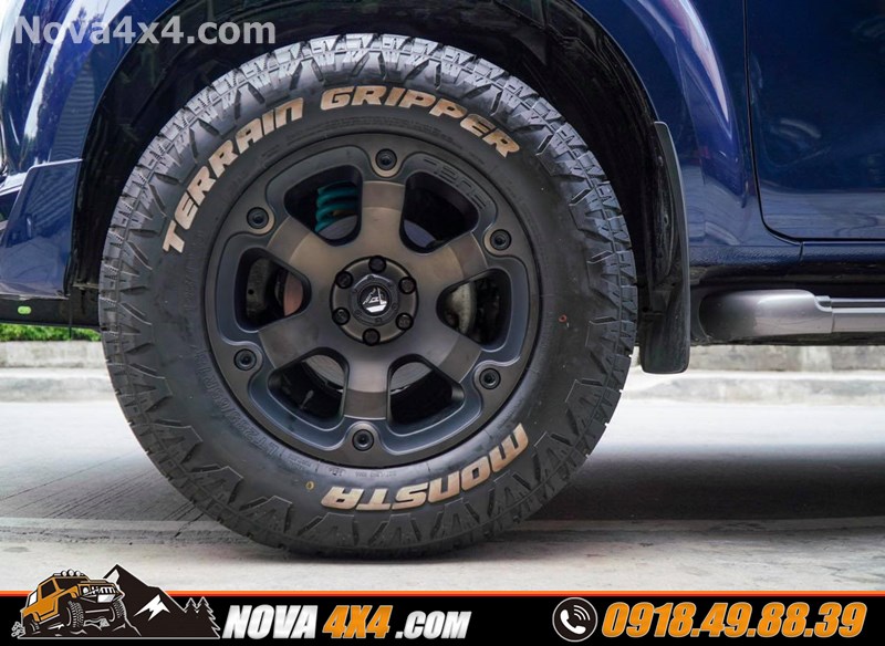 Xe Ford Ranger Biturbo 2018 2019 2020 độ mâm độ 18 inch đỉnh