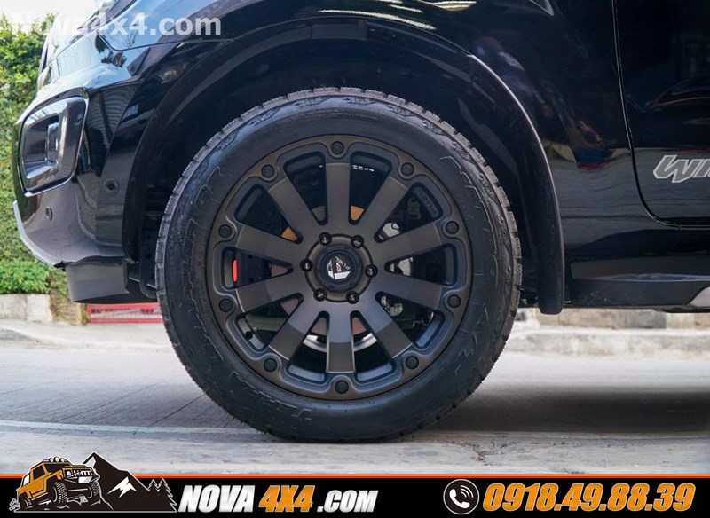 Giá mâm độ 17 18 20 inch dành cho xe Ford Ranger Biturbo 2018 2019