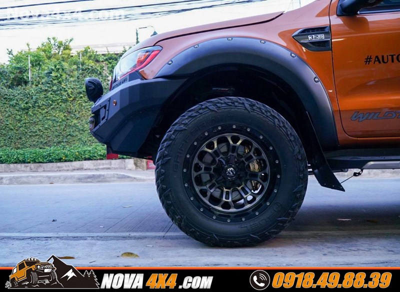 Bảng báo giá mâm độ 17 18 20 inch thay cho xe Ford Ranger Wildtrak 2019