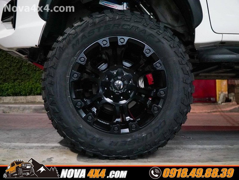 Giá mâm độ 17 18 20 inch thay cho xe bán tải Nissan Navarra 2019