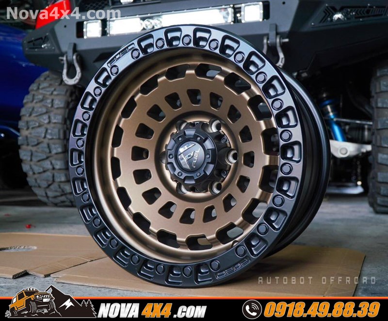 Thay mâm lốp Fuel Offroad dành cho xe bán tải Ford Ranger Biturbo 2019