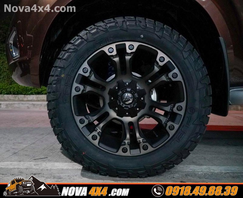 Nova 4x4 chuyên bán mâm độ cho xe Nissan Navarra 2019