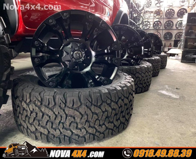 Nova 4x4 chuyên cung cấp mâm độ cho xe bán tải Ford Ranger Wildtrak 2019