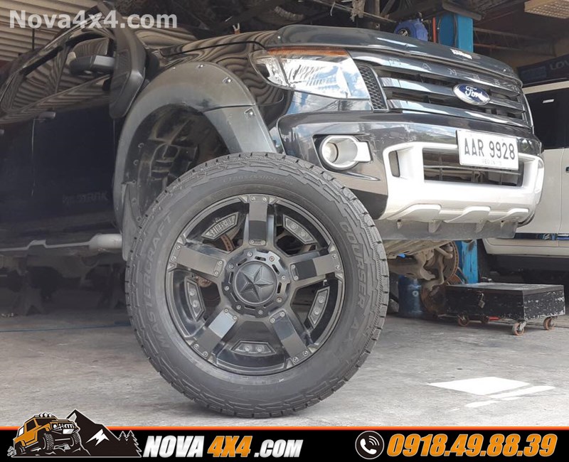 Xe dòng xe Triton 2018 2019 2020 thay mâm lốp 18 inch cực đẹp