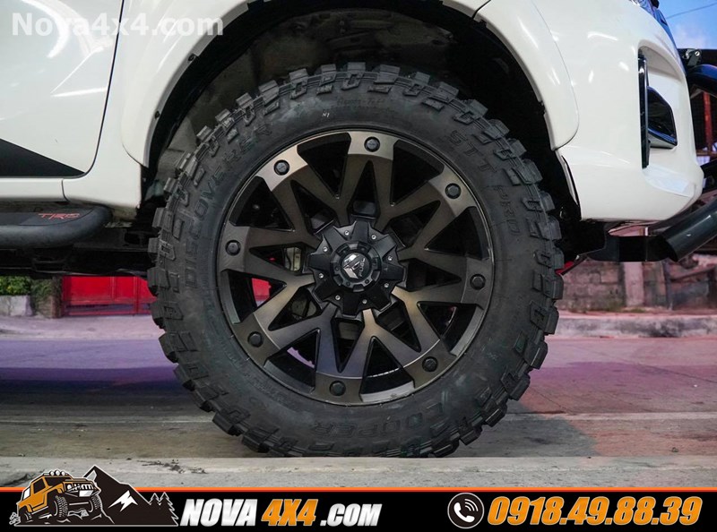 Bảng giá mâm độ 18 inch dành cho xe bán tải Ford Ranger Biturbo 2019
