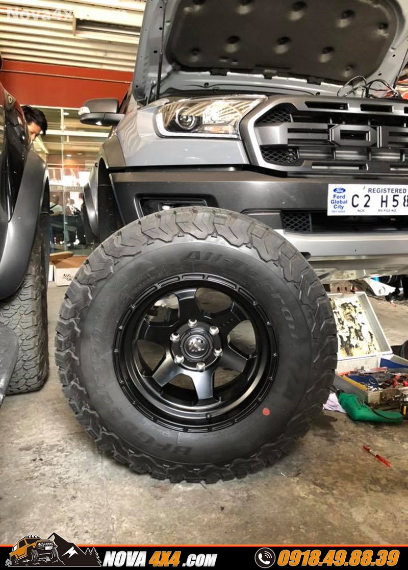 Nova 4x4 chuyên bán mâm độ cho xe bán tải Ford Ranger Biturbo 2019