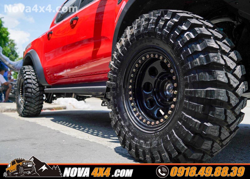 Độ mâm lốp Fuel Offroad dành cho xe Ford Ranger Biturbo 2019