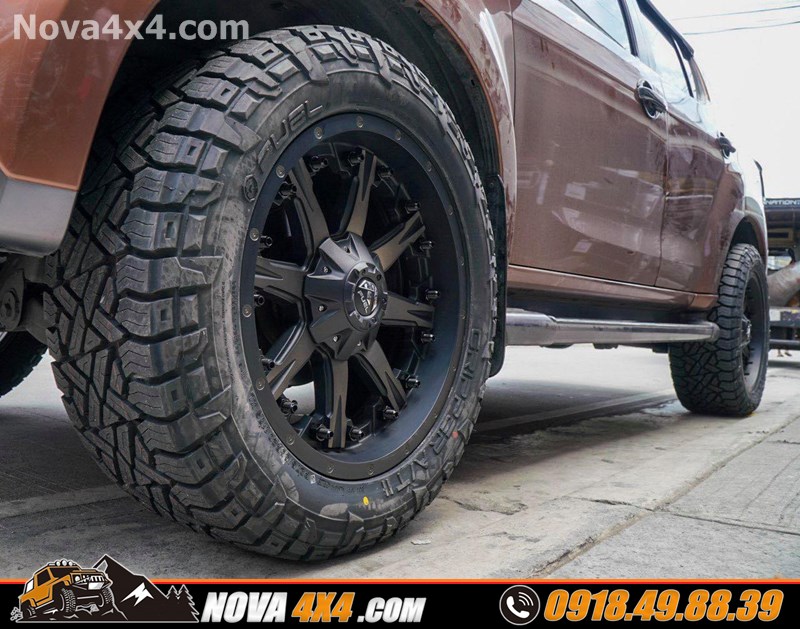 Xe Ford Ranger Biturbo 2018 2019 2020 thay mâm lốp 18 inch cực đẹp