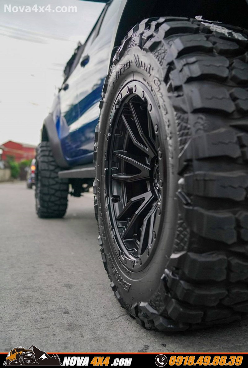 Hình ảnh xe Navarra 2019 lên mâm Fuel và lốp độ chính hãng USA cực đỉnh