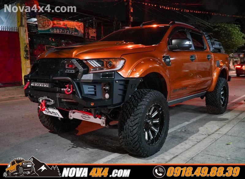 Xe Bt50 2019 lên mâm độ 18 inch chất