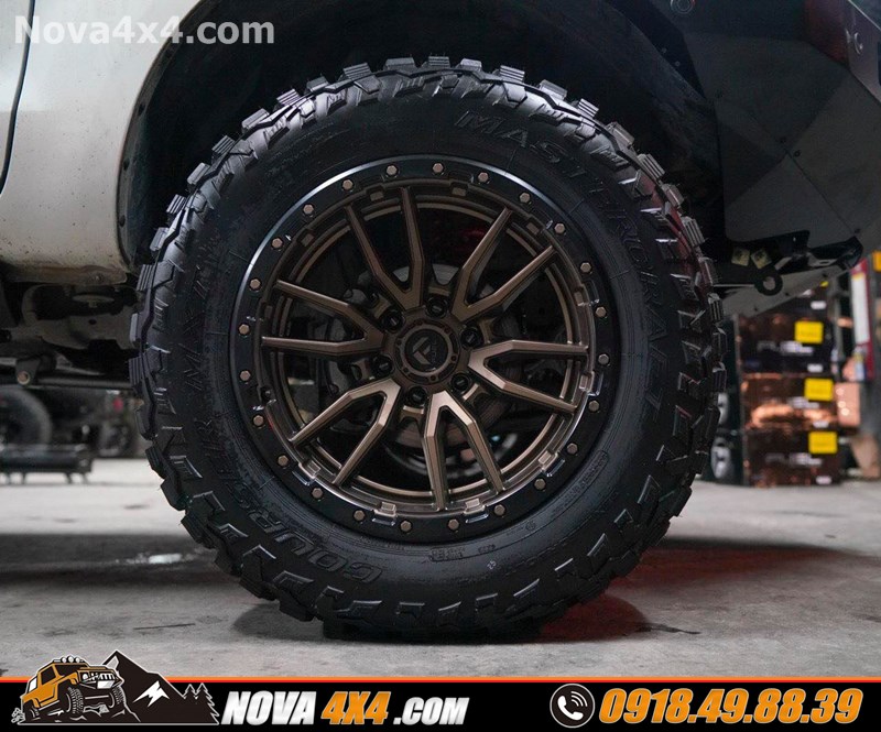 Xe bán tải Bt50 2019 thay mâm lốp 17 inch cực đẹp