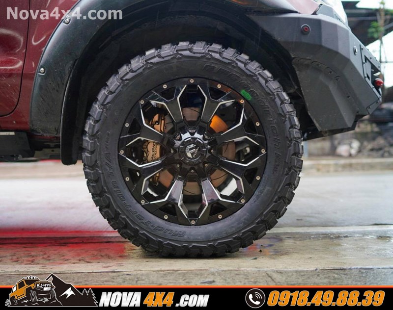 Bảng giá mâm độ 17 18 20 inch gắn cho xe Isuzu Dmax 2018 2019