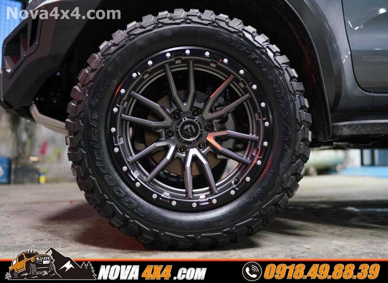 Nova 4x4 chuyên phân phối mâm độ cho xe Nissan Navarra 2019