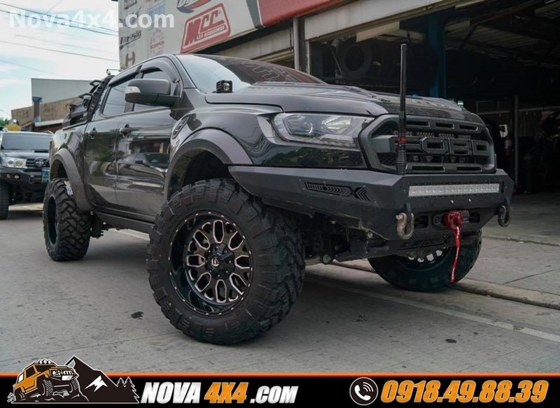 Gắn mâm lốp Fuel Offroad dành cho xe bán tải Dòng xe Dmax 2018 2019 2020