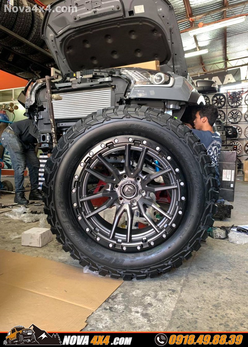 Bảng giá mâm độ 17 18 20 inch gắn cho xe Ford Ranger Wildtrak 2019 2020