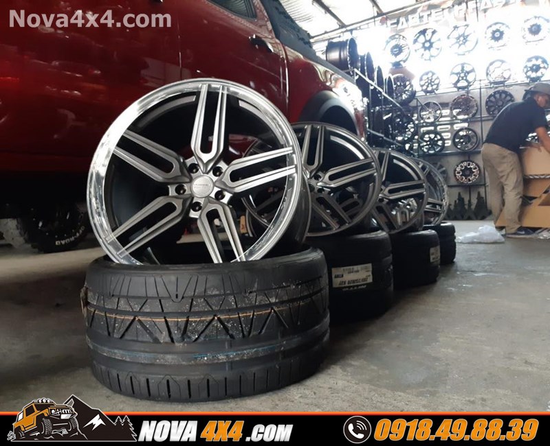 Xe Ford Ranger Wildtrak 2018 2019 2020 gắn mâm độ 20 inch đỉnh