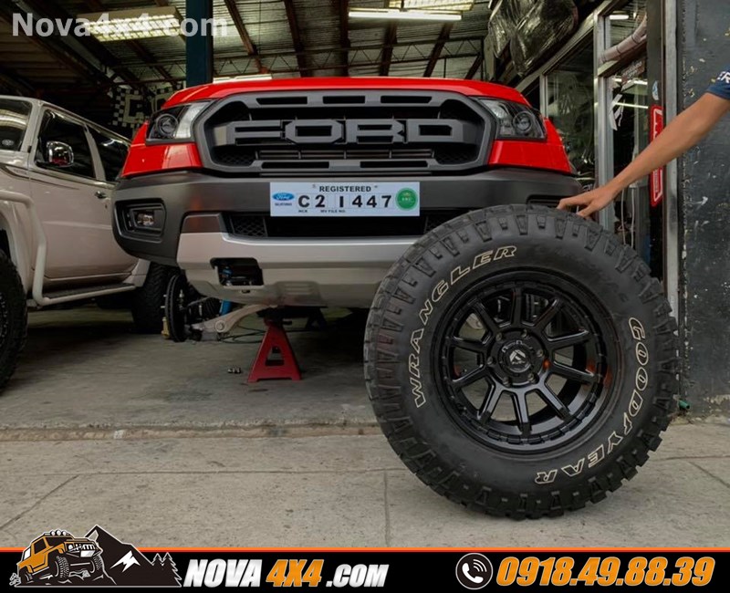 Thay mâm lốp Fuel Offroad lên xe Ford Ranger Biturbo 2018 2019 2020