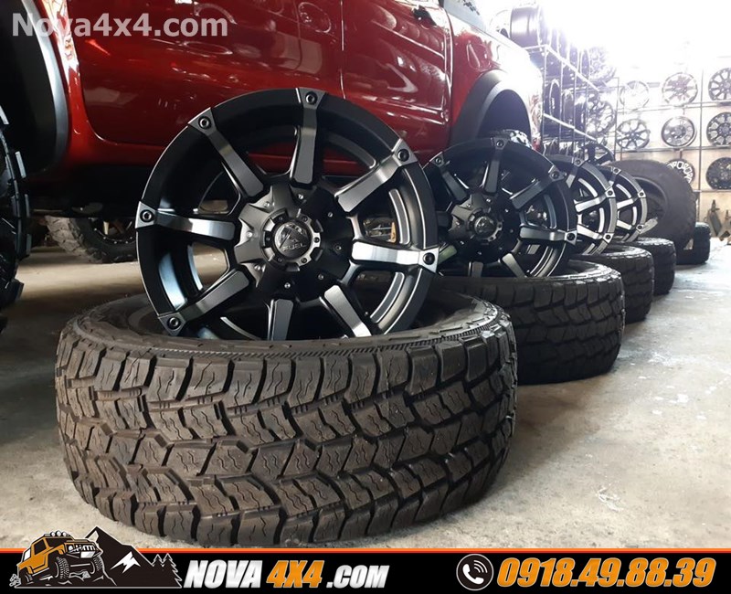 Hình ảnh xe bán tải Chevrolet Colorado 2019 thay mâm Fuel và lốp độ nhập khẩu USA cực đẹp