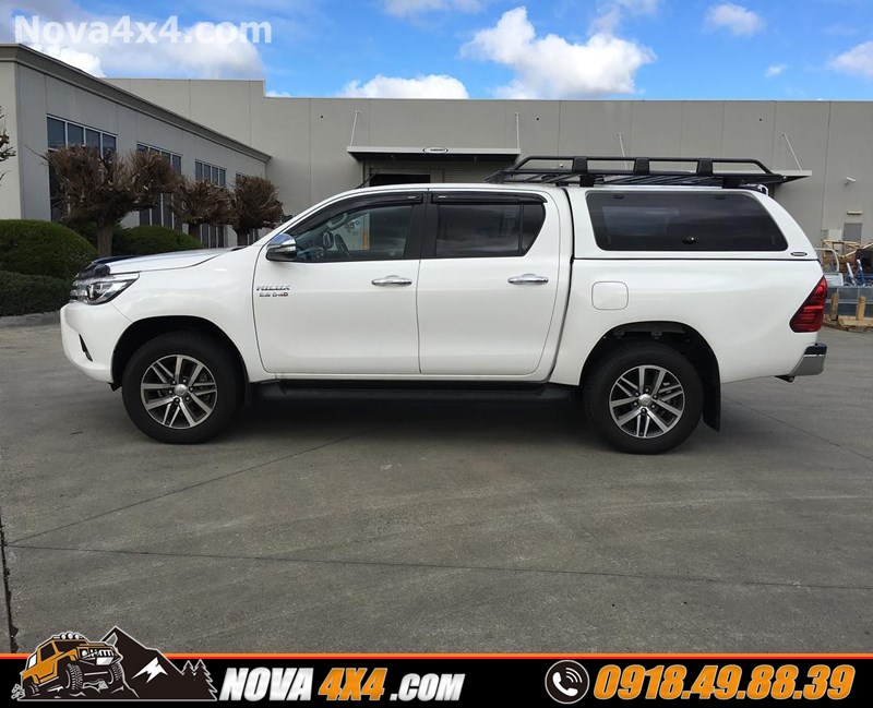 Nắp thùng thấp, mềm, cuộn, cao, Carryboy KSC dành cho xe bán tải Ford Ranger Raptor Hilux chính hãng Thái Lan