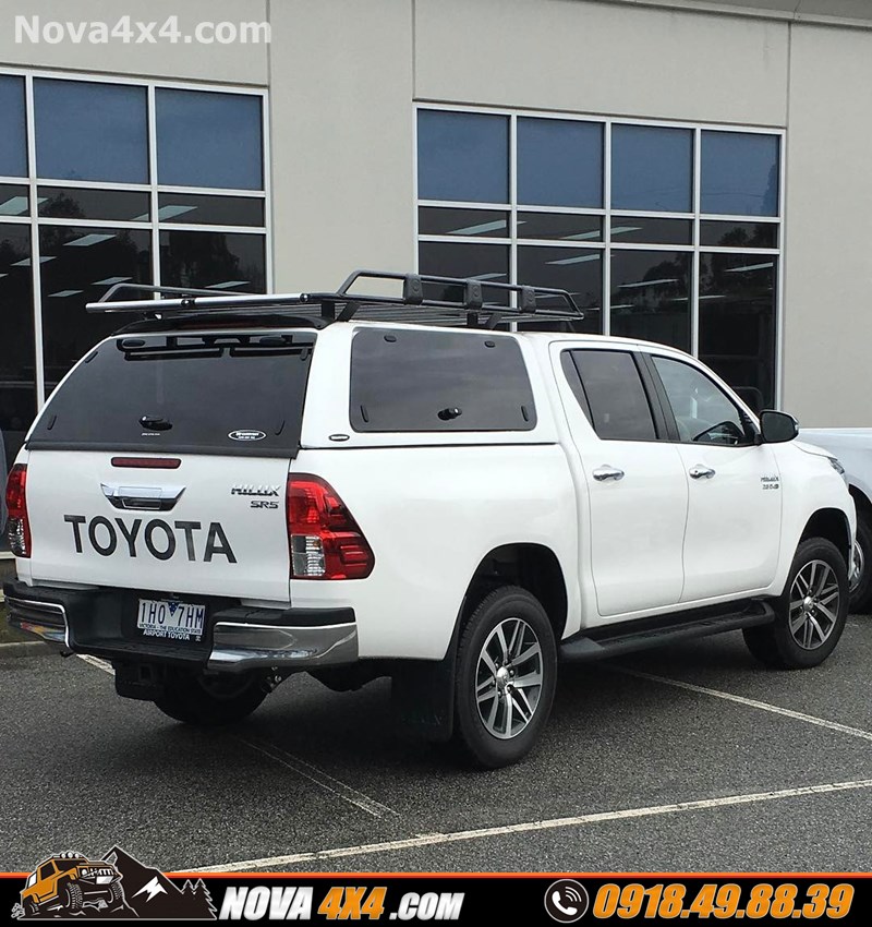 Nắp thùng xe bán tải CarryBoy Topup danh cho Ford Ranger Wildtrak Triton đang được yêu thích trên thị trường