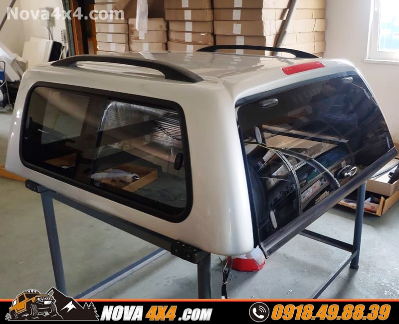 Nắp thùng cao, mềm, cuộn, thấp, Carryboy KSC dành cho xe bán tải Ford Ranger Raptor Dmax chính hãng Thái Lan