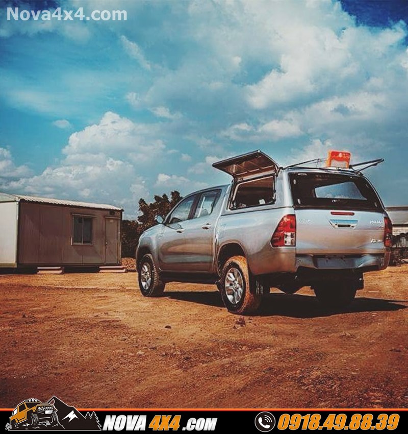 Nắp thùng xe bán tải CarryBoy Topup danh cho Ford Ranger Wildtrak Colorado đang được yêu thích trên thị trường