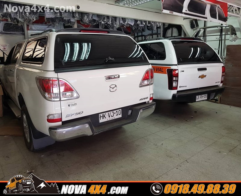 Nắp thùng cao, thấp, mềm, cuộn, Carryboy Topup dành cho xe bán tải Ford Ranger Raptor Triton chính hãng Thái Lan