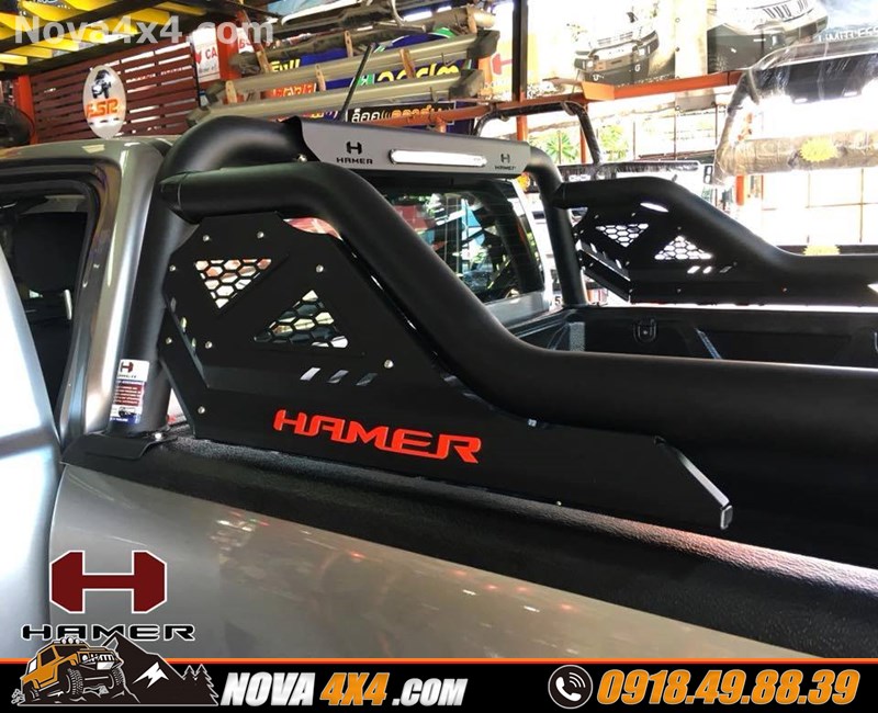 Lắp thanh thể thao Hamer cho xe Ford Ranger cực ngầu tại NOVA 4x4