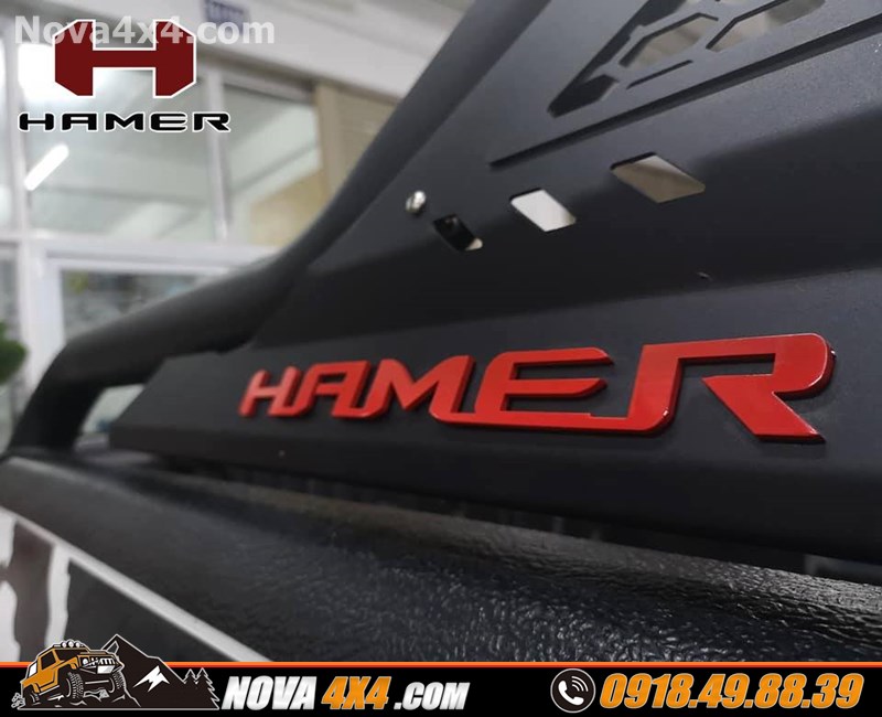 Gắn thanh thể thao Hamer cho xe Ford Ranger cực khủng tại Nova 4x4